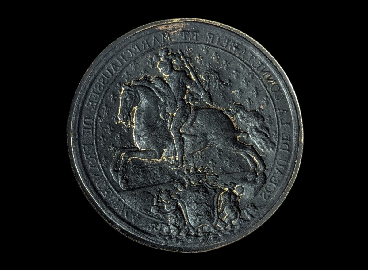 Seal Matrix Of The Connétablie Et Maréchaussée De France - Balincourt Coat Of Arms -1764-photo-4