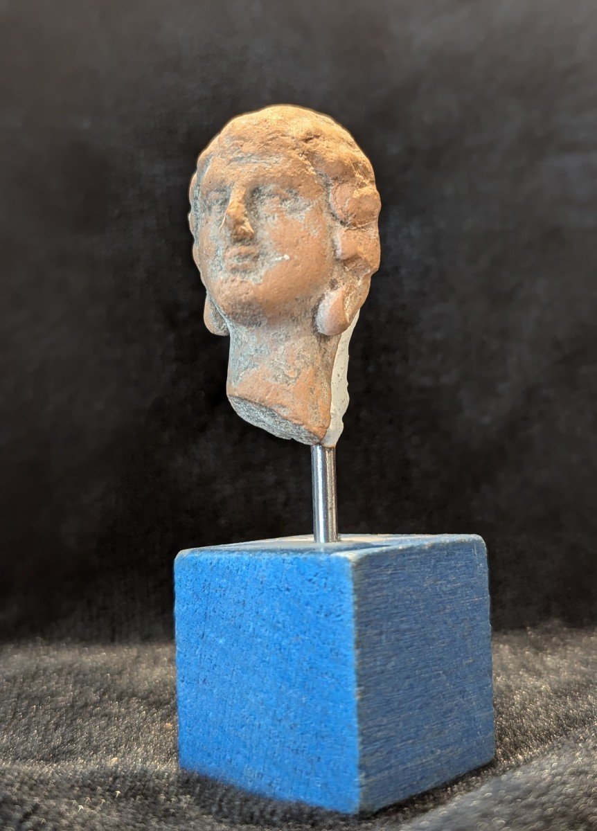 Tête En Terre Cuite Romaine - IIIe Siècle - Figurine - Julia Domna-photo-3