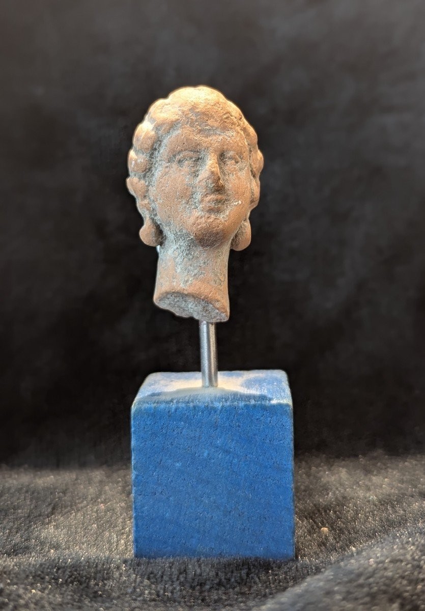Tête En Terre Cuite Romaine - IIIe Siècle - Figurine - Julia Domna