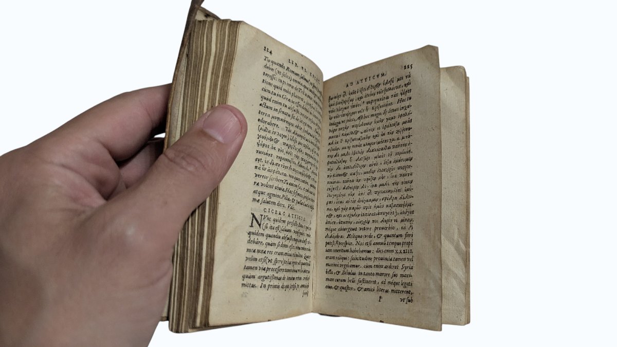 Cicero - Epistolae Ad Atticum, Ad Brutum, Ad Q. Fratem - Lyon - 1581 -book 16th-photo-4