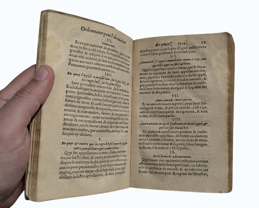 Edits And Ordinances Of The Kings Henri Ii, Henri III & Henri IV & Charles IX - Paris 1599 - 16th-photo-2