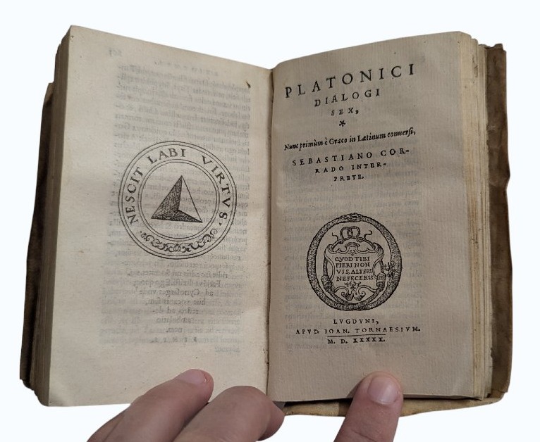 Platon - Opera Omnia & Dialogues - à Lyon 1550 - Book 16th-photo-3