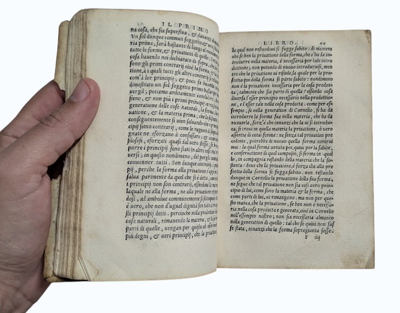 La Prima Parte Della Filosofia Naturale - Venice - 1552 - Book 16th-photo-1