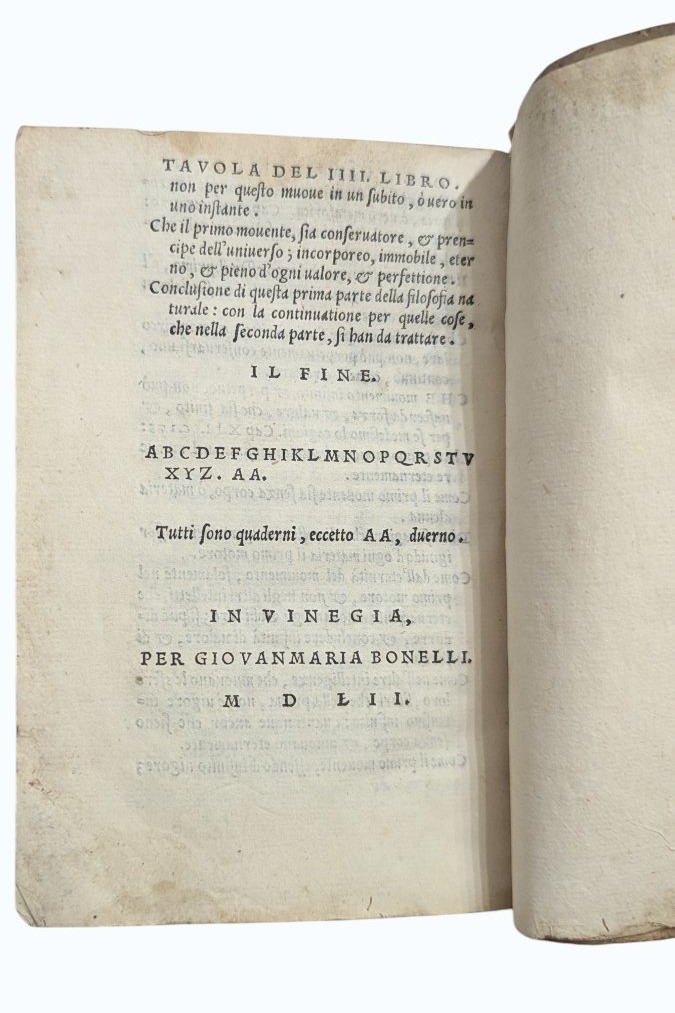 La Prima Parte Della Filosofia Naturale - Venice - 1552 - Book 16th-photo-6