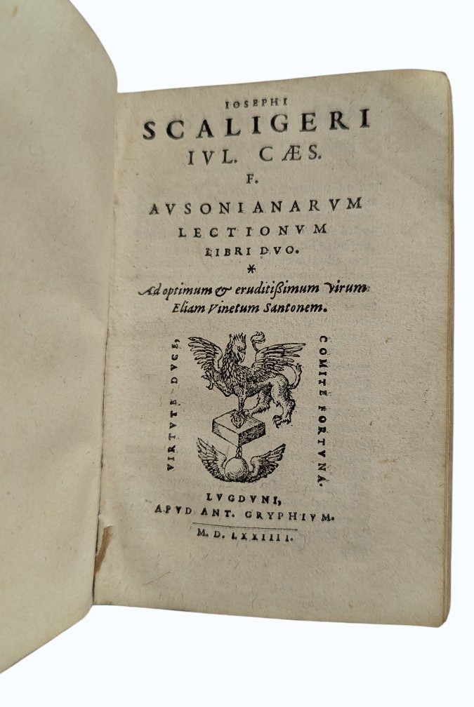 Ausone & élien - Three Books Compiled - 1567 To 1575 -rare - Books 16th-photo-4