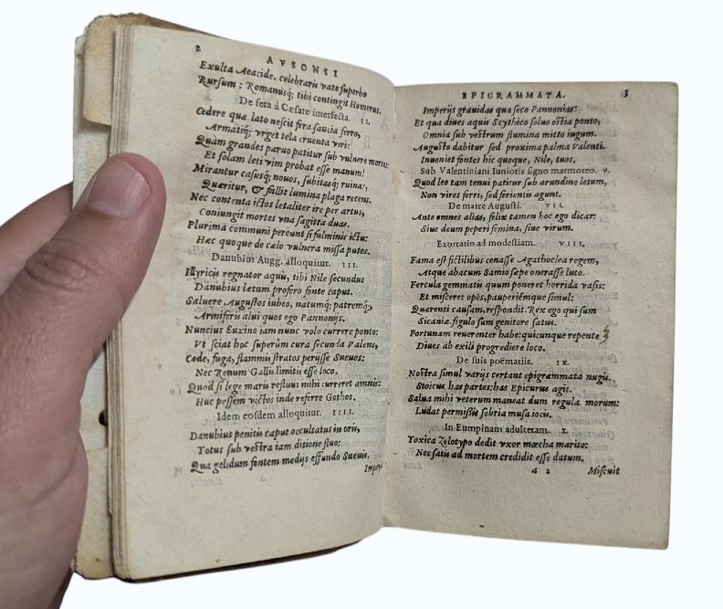 Ausone & élien - Three Books Compiled - 1567 To 1575 -rare - Books 16th-photo-1