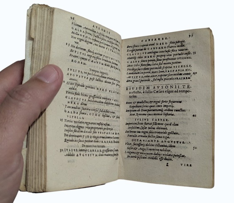 Ausone & élien - Three Books Compiled - 1567 To 1575 -rare - Books 16th-photo-2