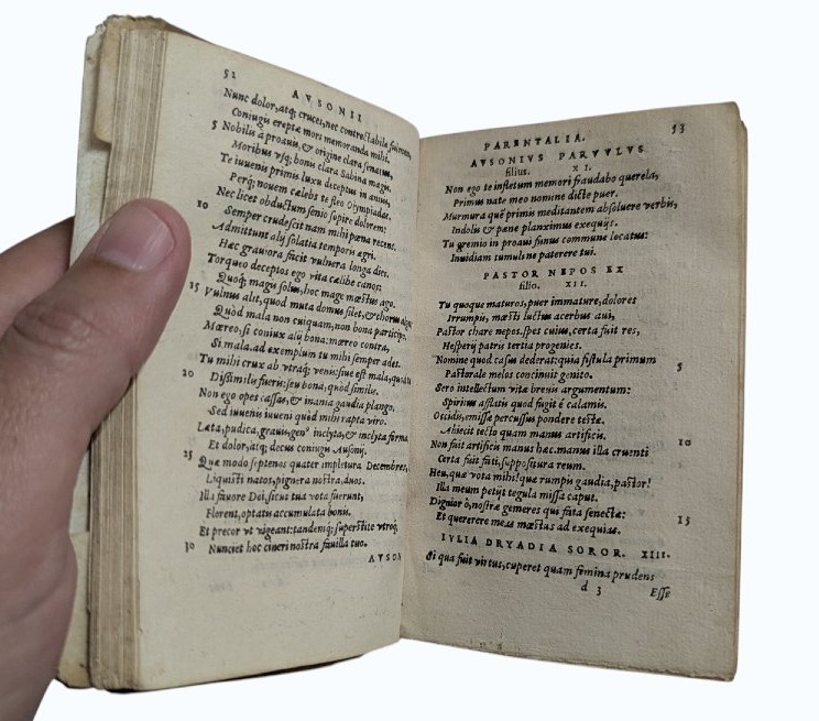 Ausone & élien - Three Books Compiled - 1567 To 1575 -rare - Books 16th-photo-3