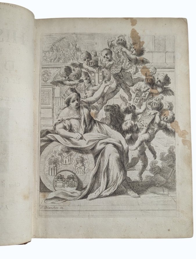 éloge Historique De La Ville De Lyon - Ménestrier -eo 1669 - Engravings -book 17th-photo-1