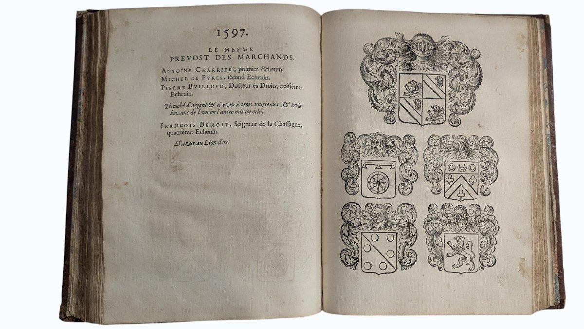 éloge Historique De La Ville De Lyon - Ménestrier -eo 1669 - Engravings -book 17th-photo-5