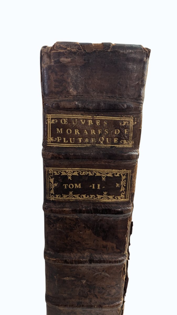 Les œuvres Morales De Plutarque - Paris 1587 - In Folio - Very Rare - Book 18th-photo-2