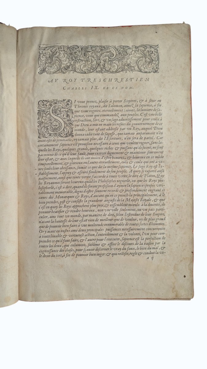 Les œuvres Morales De Plutarque - Paris 1587 - In Folio - Very Rare - Book 18th-photo-4