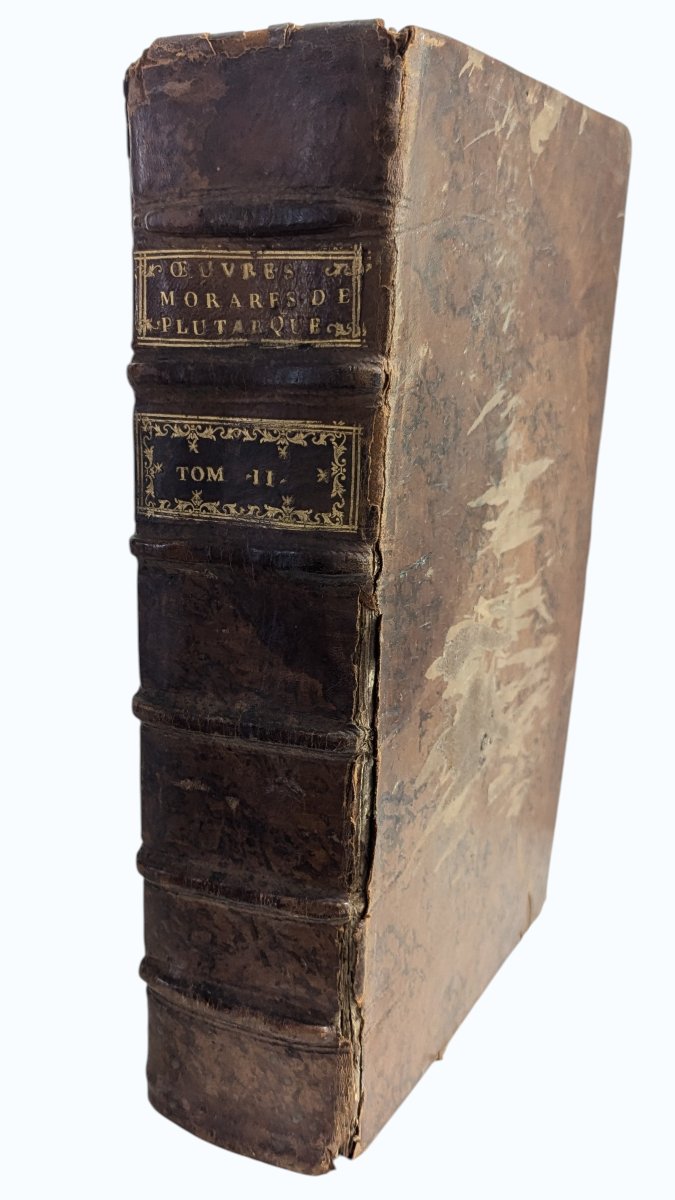 Les œuvres Morales De Plutarque - Paris 1587 - In Folio - Very Rare - Book 18th