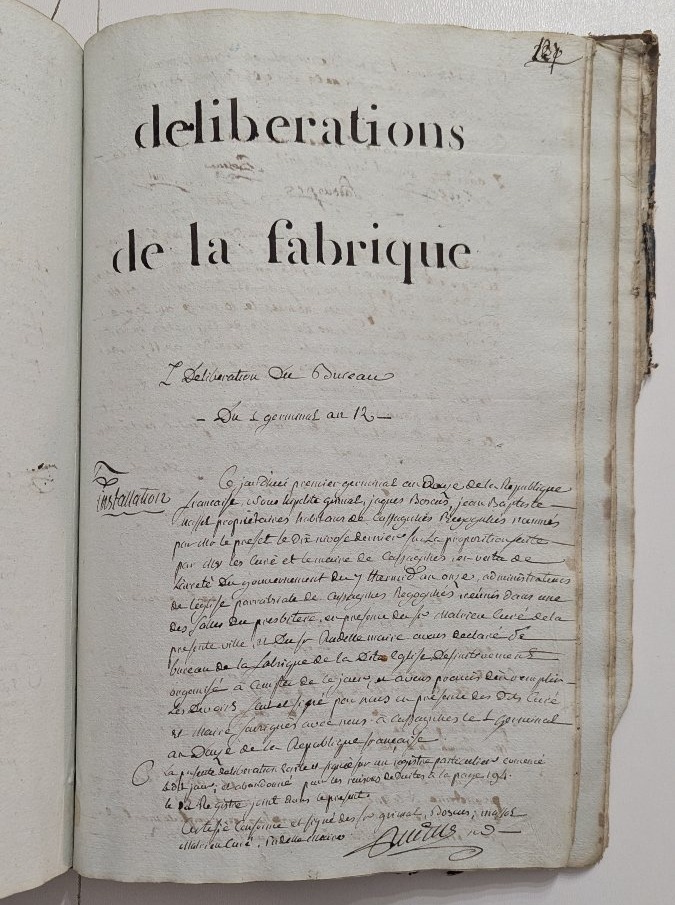 Manuscrit - Registre des Obits et Fondations de la paroisse de Cassagnes (Aveyron) 1808-photo-5