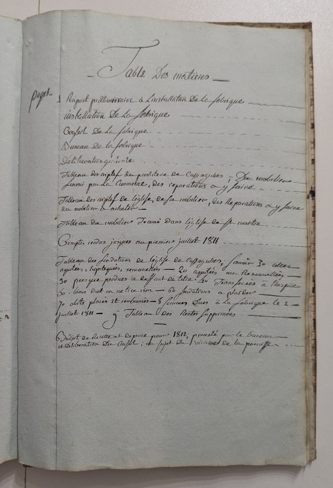 Manuscript – Cassagne Church Workshop – Aveyron – 1811 – Cover Made Of Medieval Parchment-photo-5