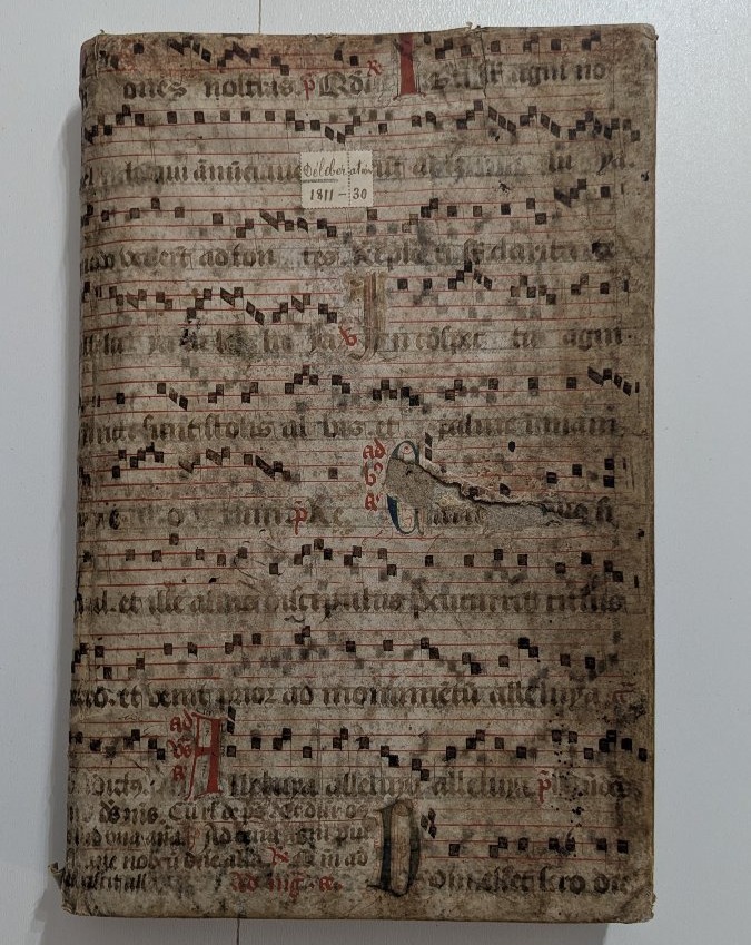 Manuscript – Cassagne Church Workshop – Aveyron – 1811 – Cover Made Of Medieval Parchment
