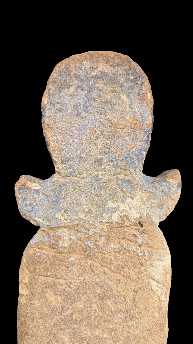Coptic Limestone Funerary Stele - Egypt, Coptic Period - 6th–9th Centuries Ce-photo-4