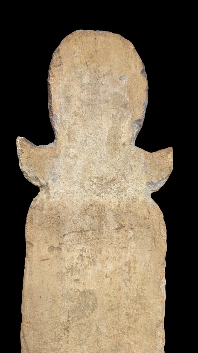 Coptic Limestone Funerary Stele - Egypt, Coptic Period - 6th–9th Centuries Ce-photo-3