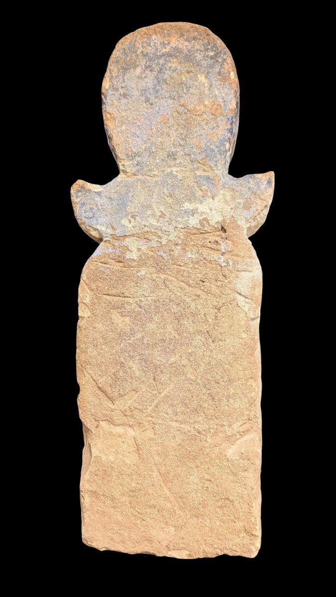Coptic Limestone Funerary Stele - Egypt, Coptic Period - 6th–9th Centuries Ce
