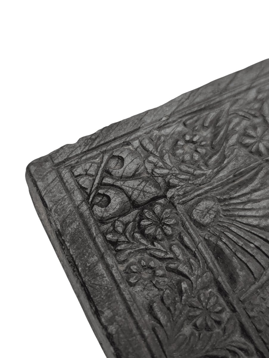 Slate Sundial - 1729 - An Engraving Of Remarkable Finesse-photo-2