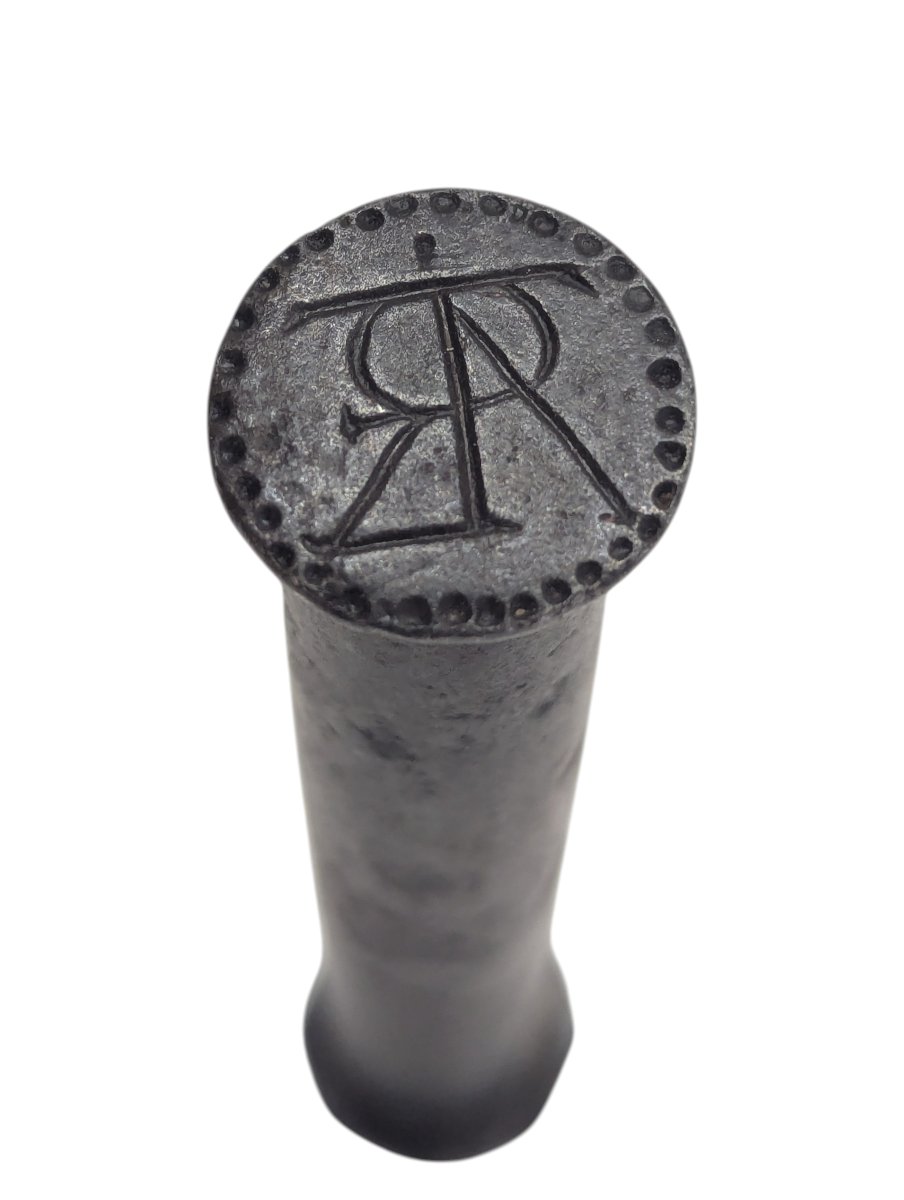 Wrought-iron Wax Case With Double Seal - Louis XIV Period, C. 1700 - Nuremberg Or Augsburg-photo-1