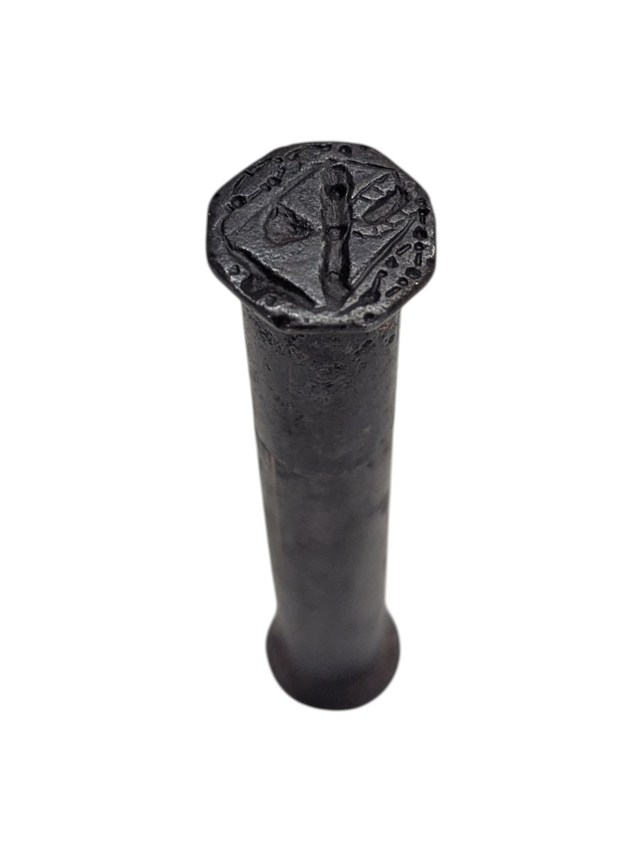 Wrought-iron Wax Case With Double Seal - Louis XIV Period, C. 1700 - Nuremberg Or Augsburg