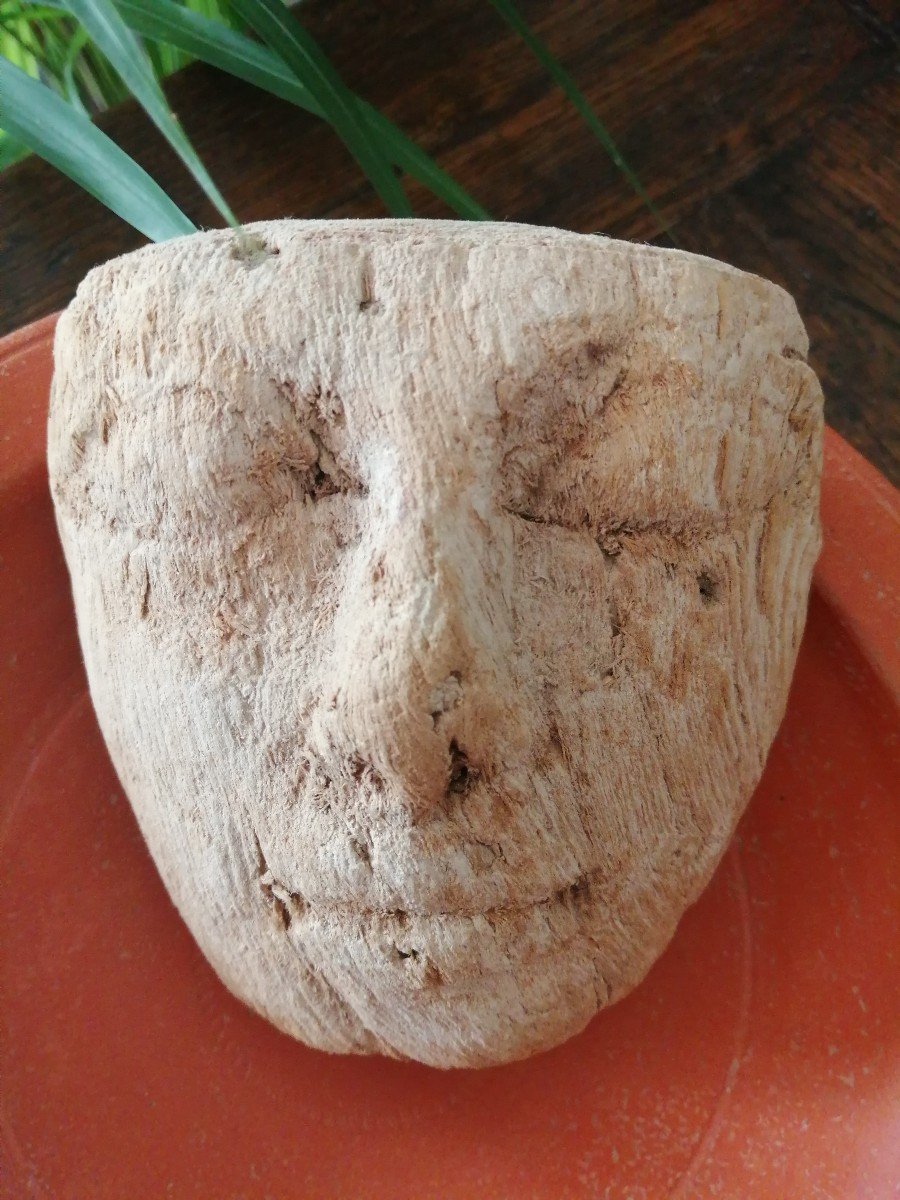 Masque Funéraire Sarcophage Egypte Basse Epoque -photo-3