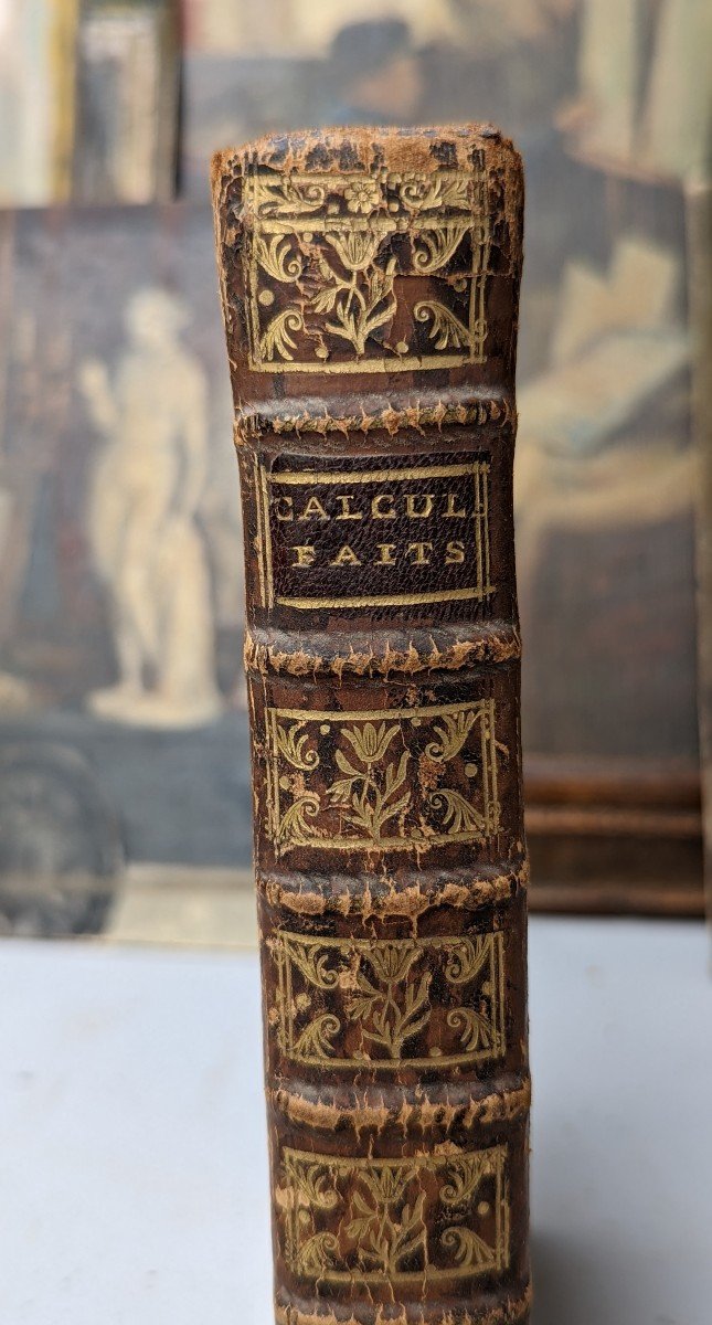 Livre XVIIIe "Calculs tout faits" édité à Paris 1757-photo-2