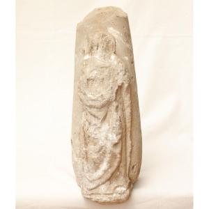 Virgin And Child Stone Sculpture Medieval Period