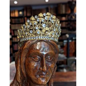 Virgin Tiara - Crown Statue - Napoleon III Period