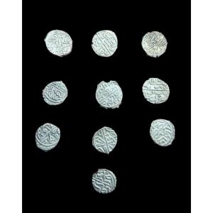 Collection Of 10 Akce In Silver - 15th 16th Century - Ottoman Empire - Numismatics