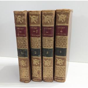 The Spirit Of History - Paris - 1809 - 4 Complete Volumes - Books 19th
