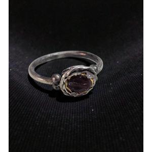 Bague en argent et or avec intaille en cornaline - Époque romaine – IIIe siècle de notre ère