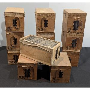 Lot Of Nearly 400 Glass Slides For A Magic Lantern - Late 19th Century 