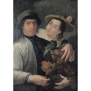 The Children Of Bacchus - Flemish School - 18th Century