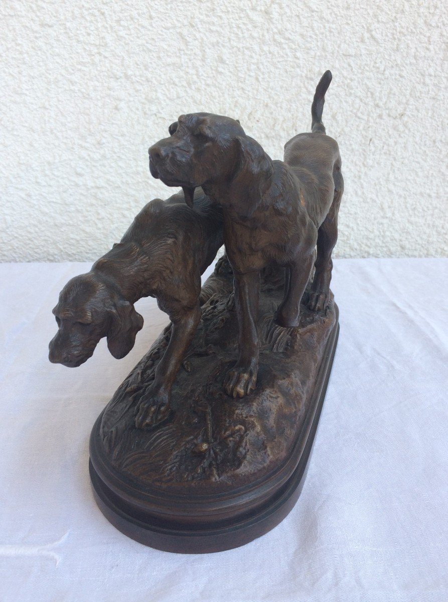 Valton Charles (1851-1918) - Bronze Dogs-photo-4