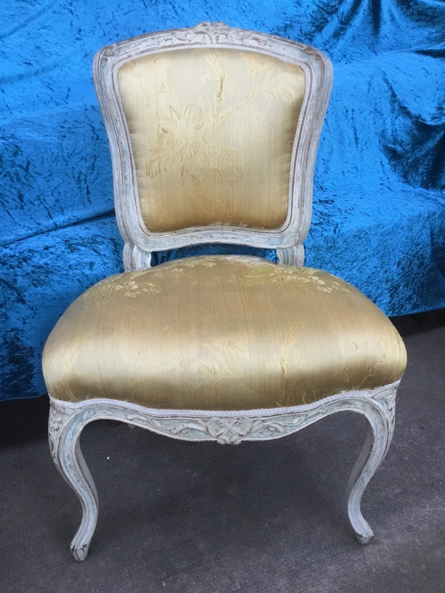 Suite Of Four Louis XV Period Chairs-photo-2