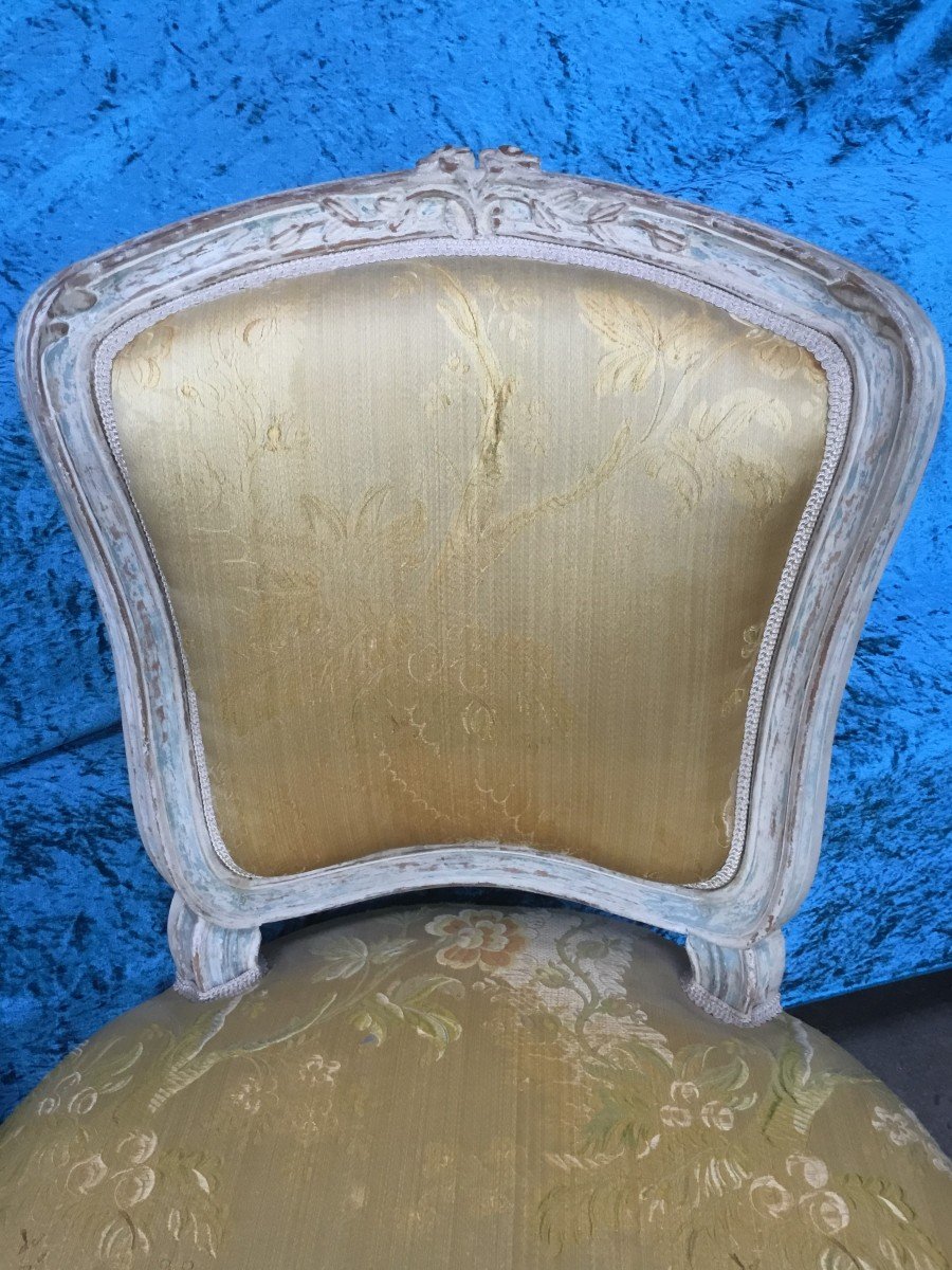 Suite de quatre chaises d'époque Louis XV-photo-3