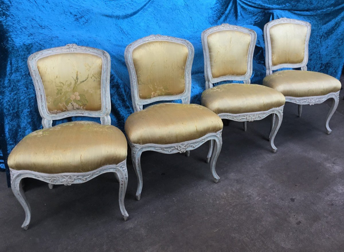 Suite Of Four Louis XV Period Chairs