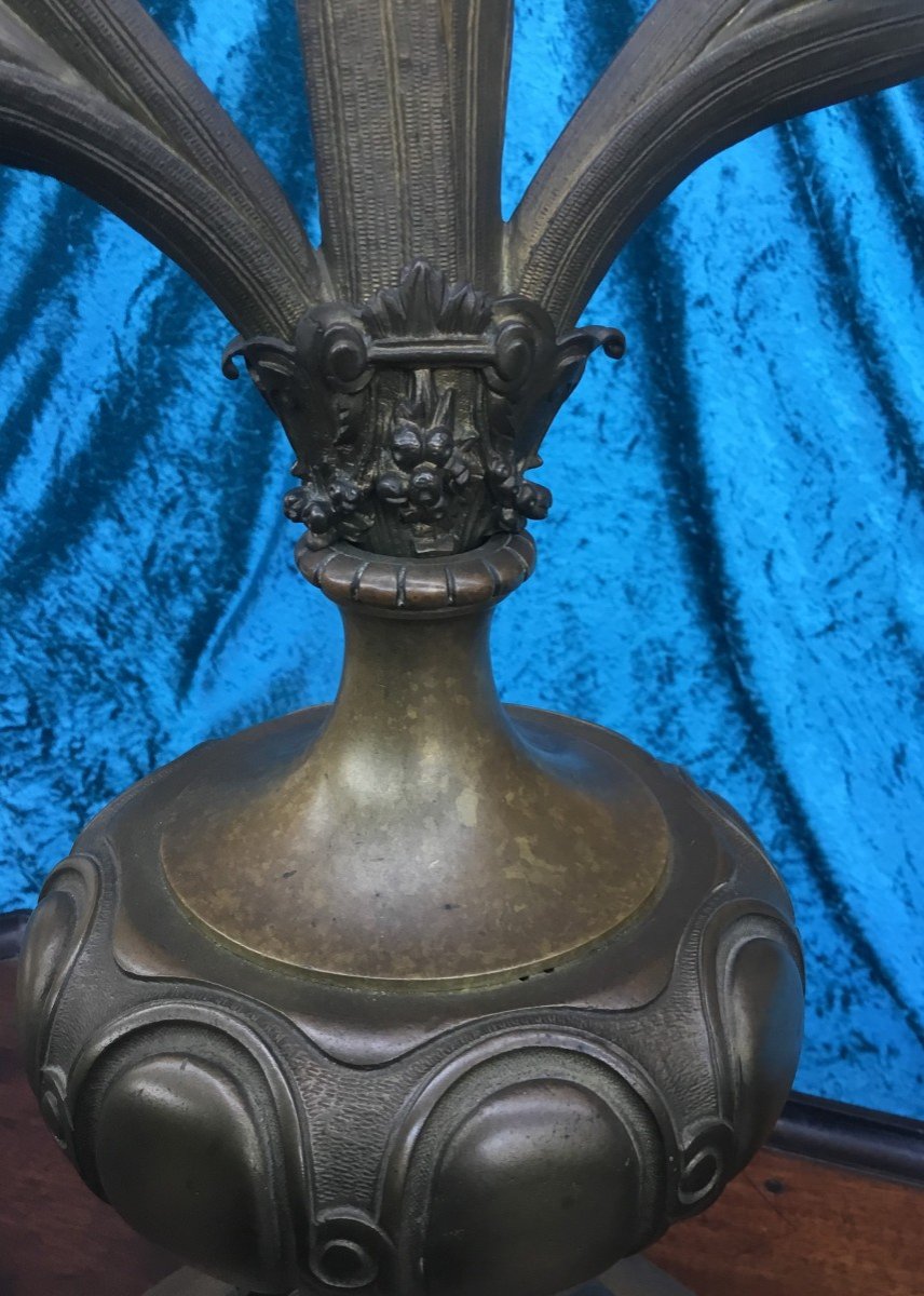 Important Art Nouveau Candelabra-photo-4