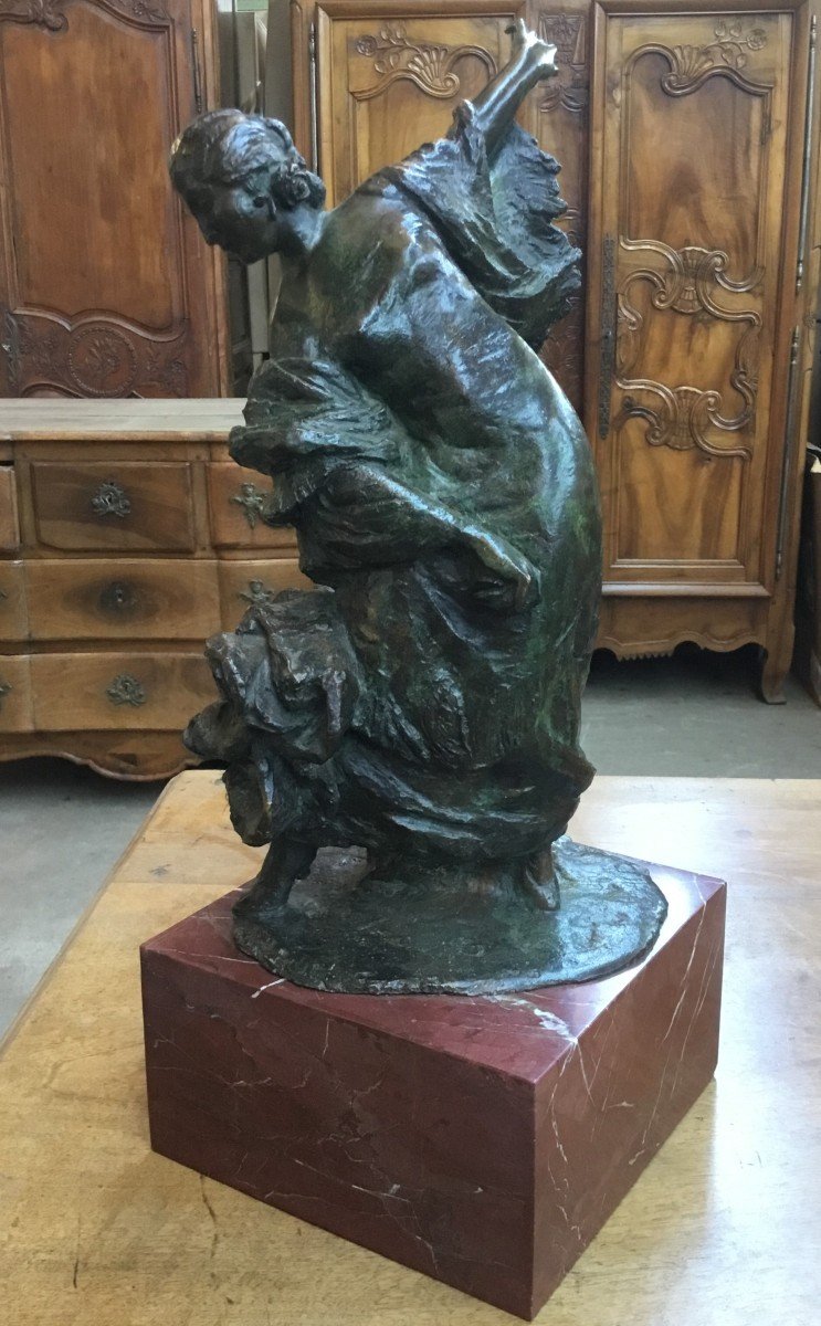 DURAND Joanny (1886-1956) - Danseuse, en bronze