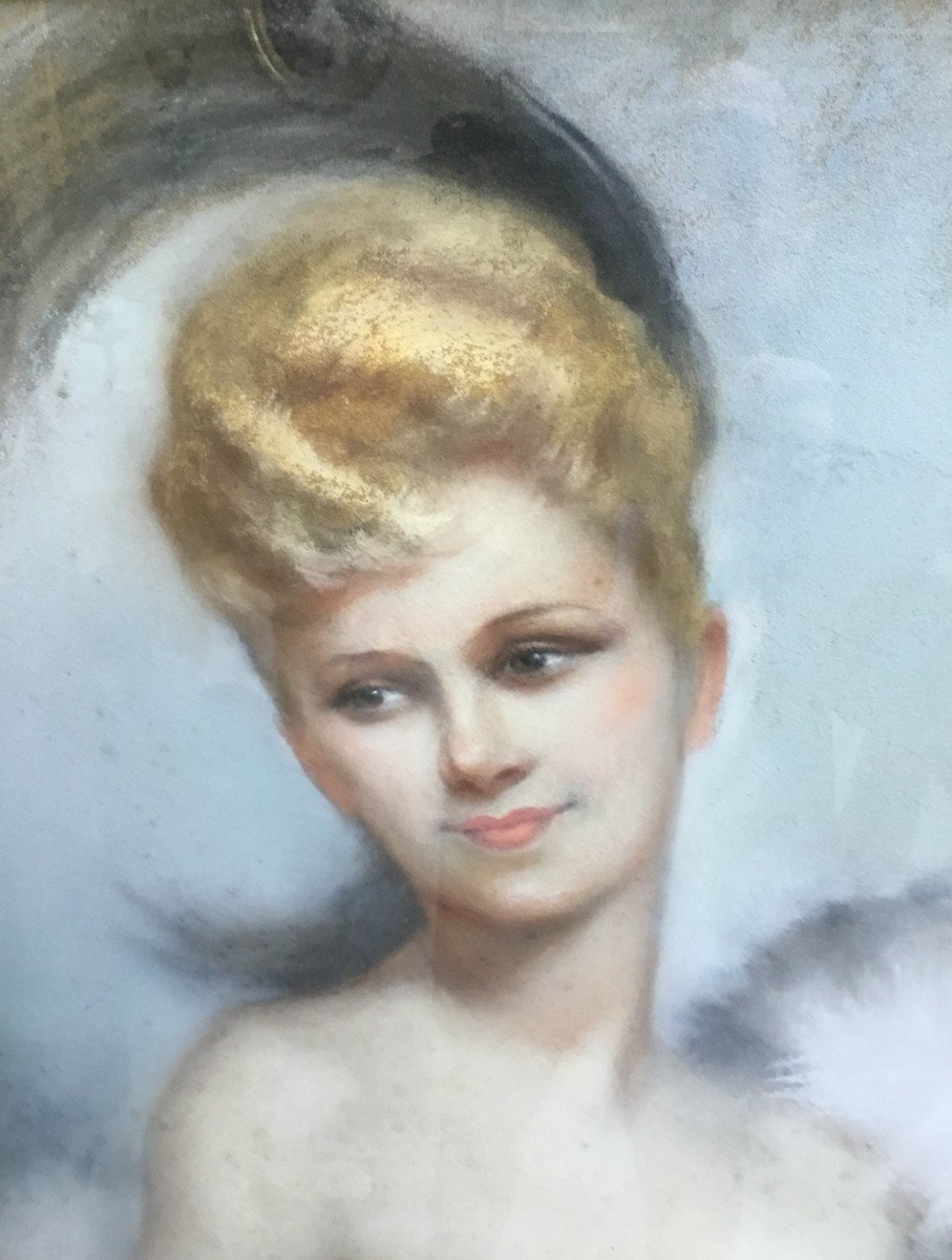 GALAND-LEGENDRE Louise (1876 - 1955) - Elégante-photo-2