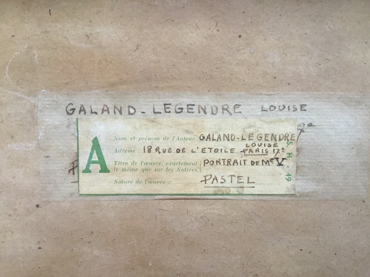 GALAND-LEGENDRE Louise (1876 - 1955) - Elégante-photo-4