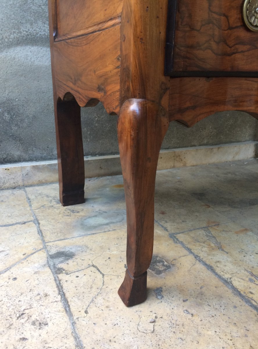 Petite commode en noyer, XVIIIe siècle-photo-3