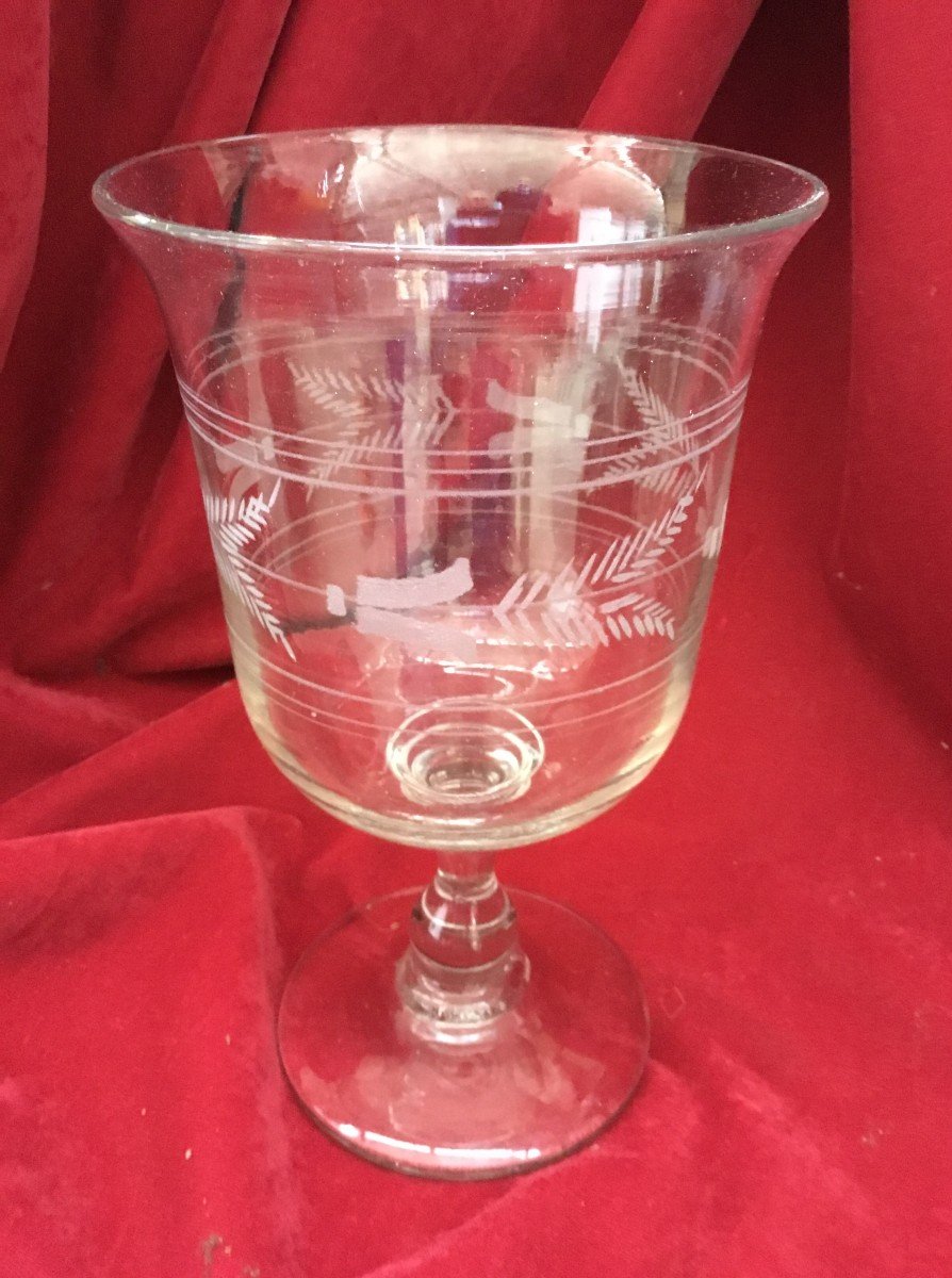 Verre de mariage, XIXe siècle-photo-3