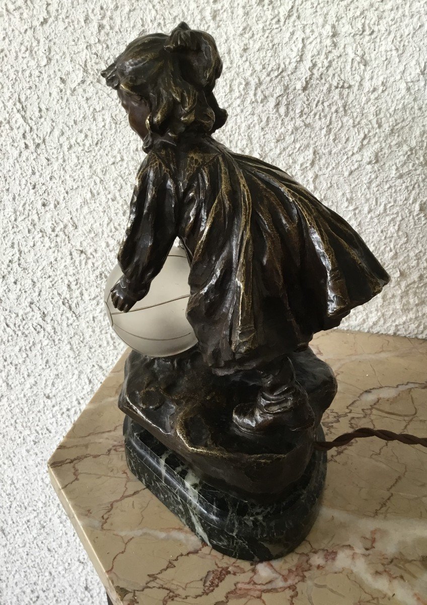 Cardona José (1878-1923) - Bronze Night Light-photo-3