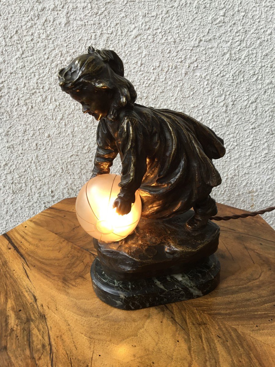 Cardona José (1878-1923) - Bronze Night Light