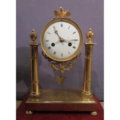 Gilt Bronze Clock, Empire Period
