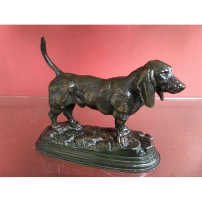 Barye Antoine Louis (1795-1875) - English Basset N ° 2