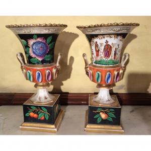 Paire de vases, XIXe siècle